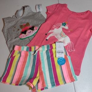 Carter's Girls Summer Outfit Set